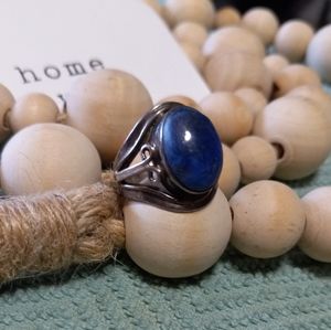Sterling Silver Lapis Stone Ring